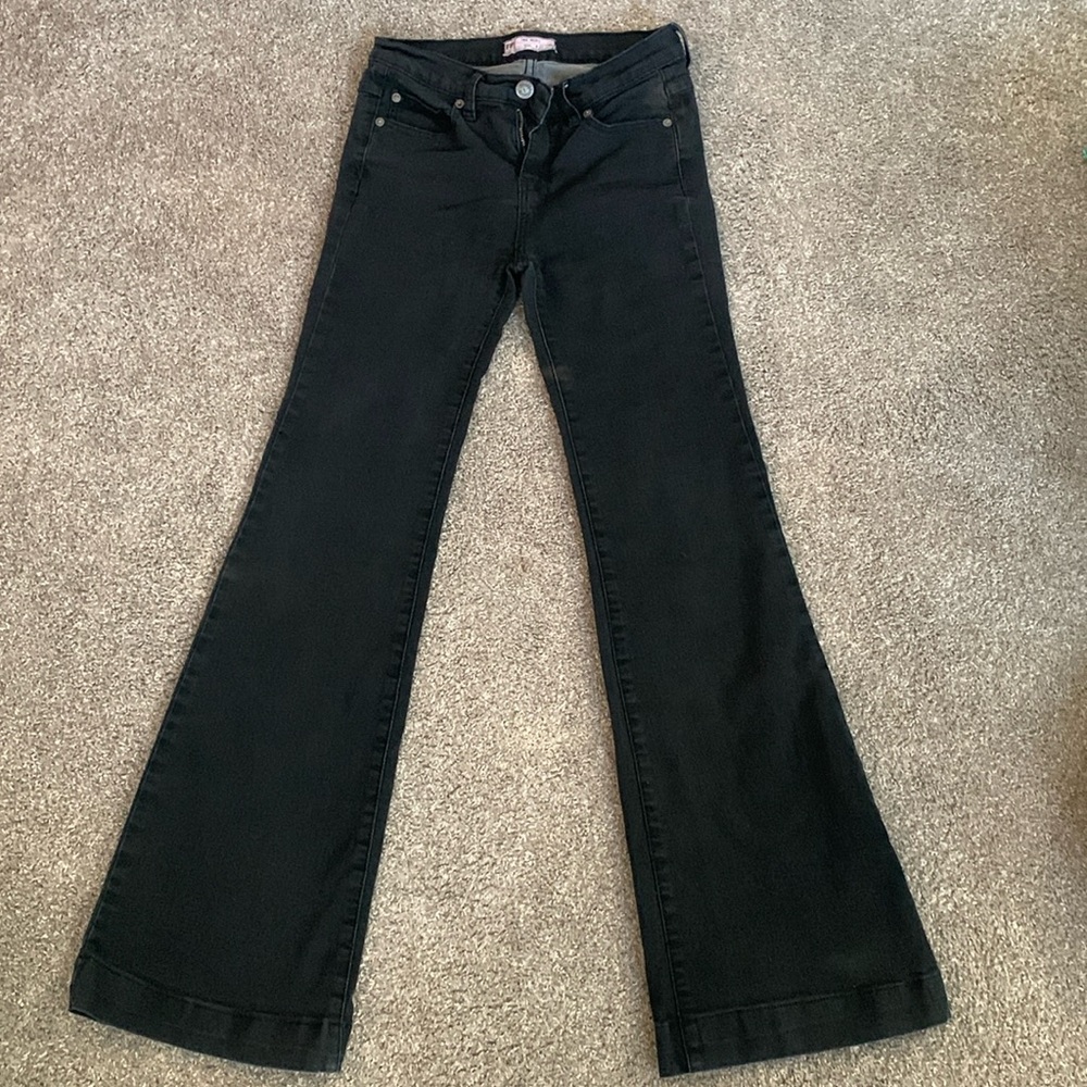 Free People Black Flare Jeans size 27
